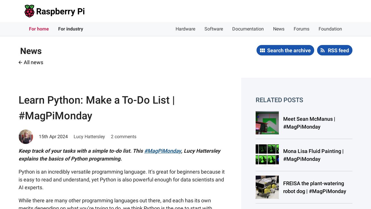 Boost Productivity with This Raspberry Pi Python To-Do List