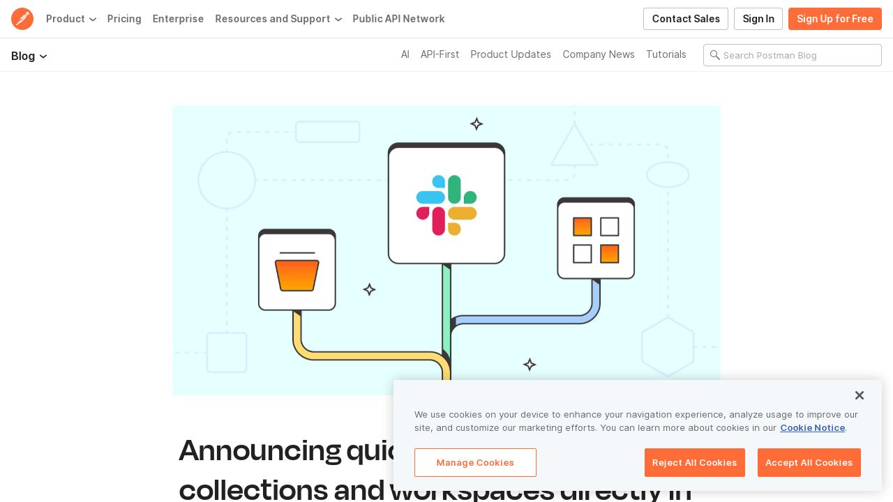 Collabocats: Postman's Slack Integration Brings Powerful Teamwork to Your API Workflows