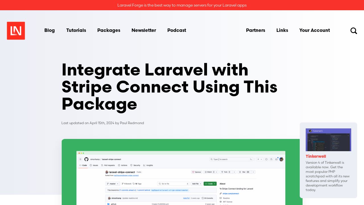 Quickly Integrate Laravel and Stripe Connect Using This Package