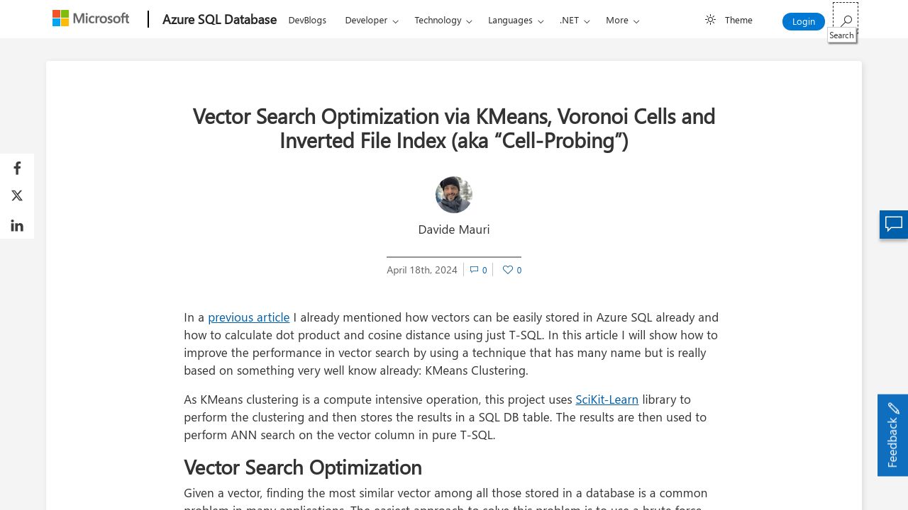 Unleash the Power of Vectors: Optimizing Search with KMeans, Voronoi Cells, and Inverted Index