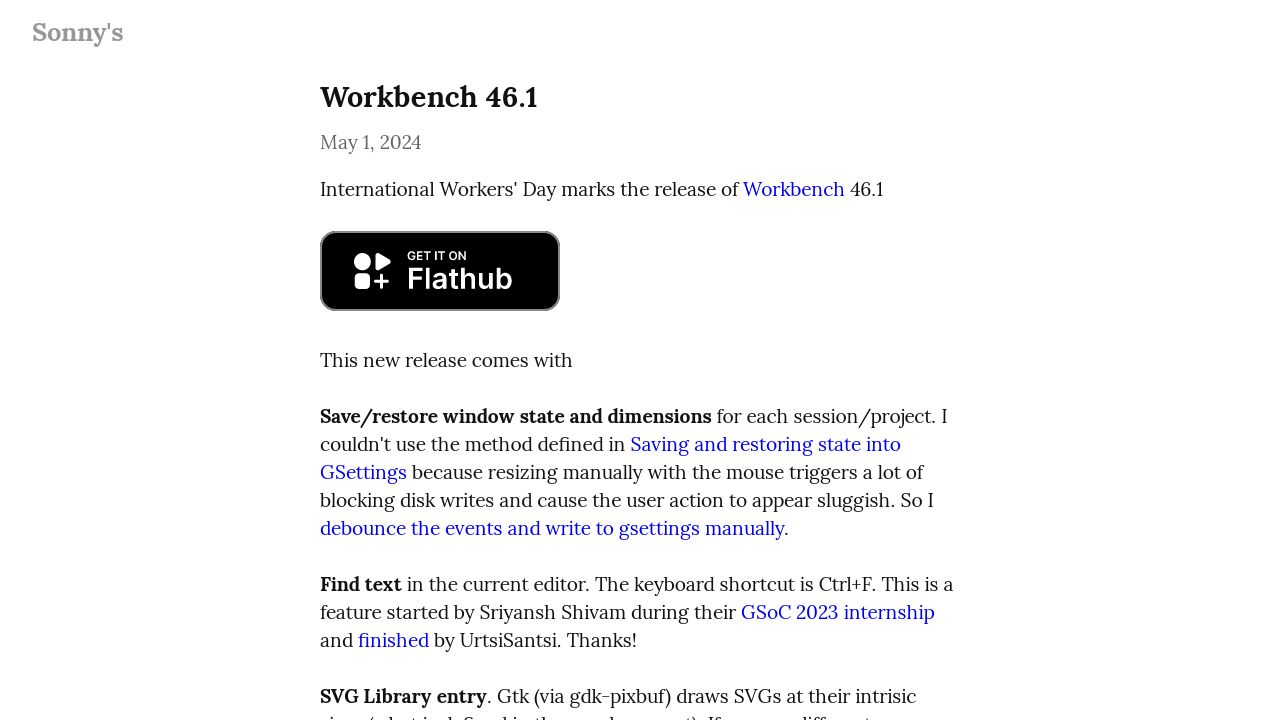 Workbench 46.1: Enhancing Developer Productivity with Powerful Features