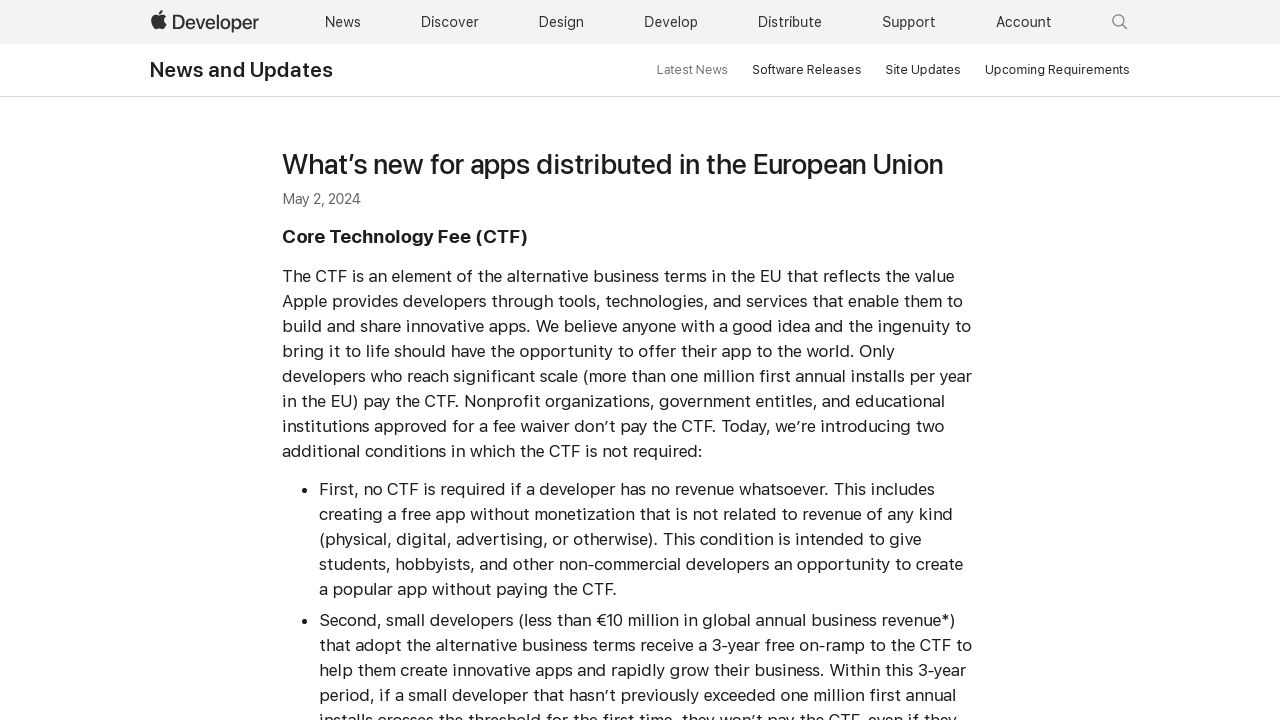 Navigating the EU App Market: Key Updates for Developers