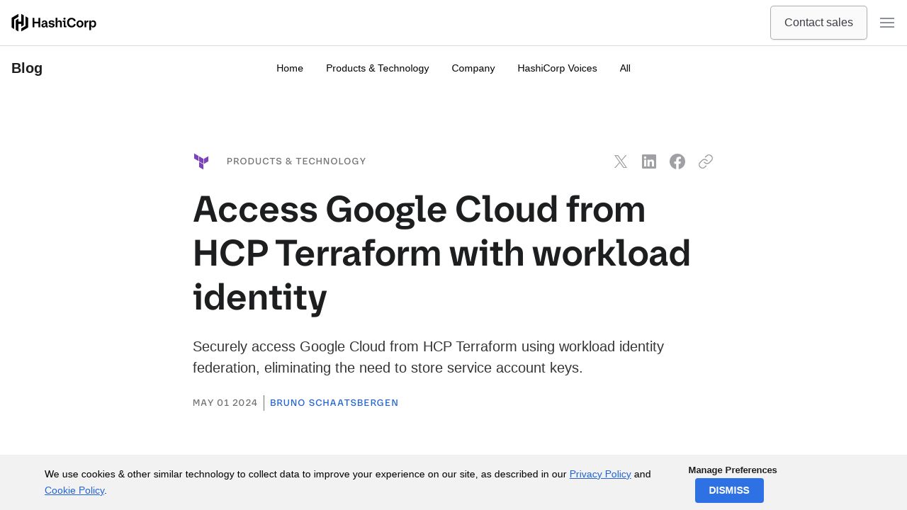 Secure Google Cloud Access with HCP Terraform's Workload Identity