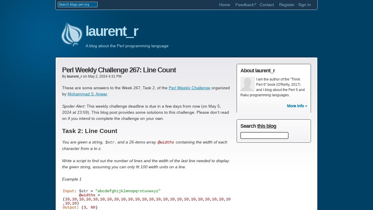 Simplify Your Code: Perl Weekly Challenge on Line Counting