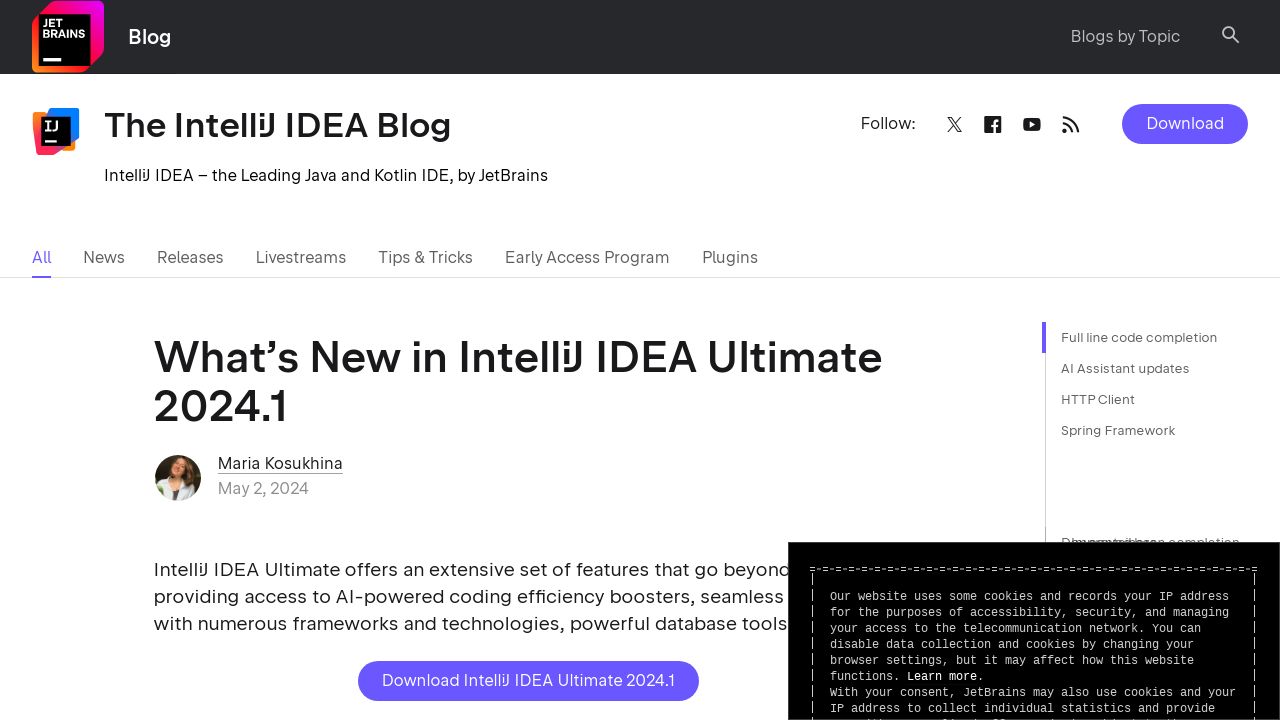 Supercharge Your Coding with IntelliJ IDEA Ultimate 2024.1