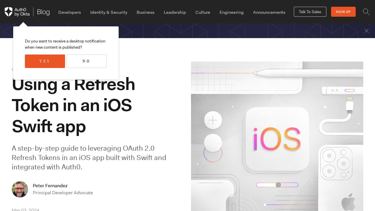 Refresh Tokens: Securely Renew Access Tokens in Your iOS Swift App