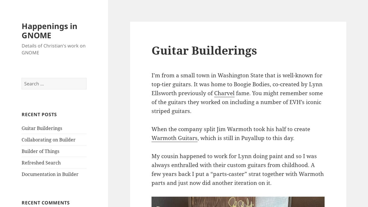 Building Custom Guitars with GNOME Builder