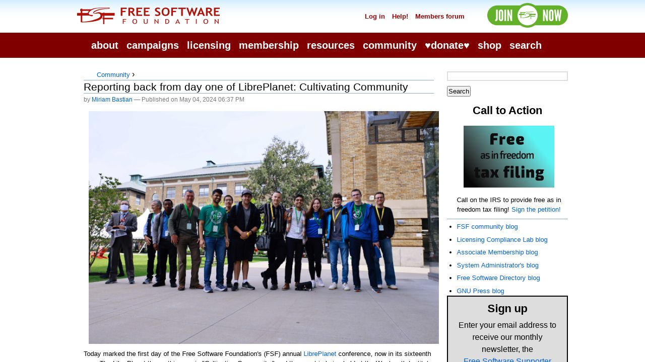 LibrePlanet 2024: Cultivating a Welcoming Free Software Community